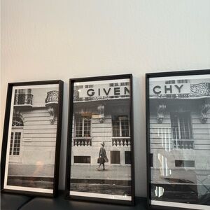 Elegant Black and White Givenchy Fashion Architectural Photography Set